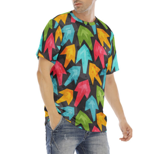 Grunge Colored Arrows Men's T-Shirt - Image 3