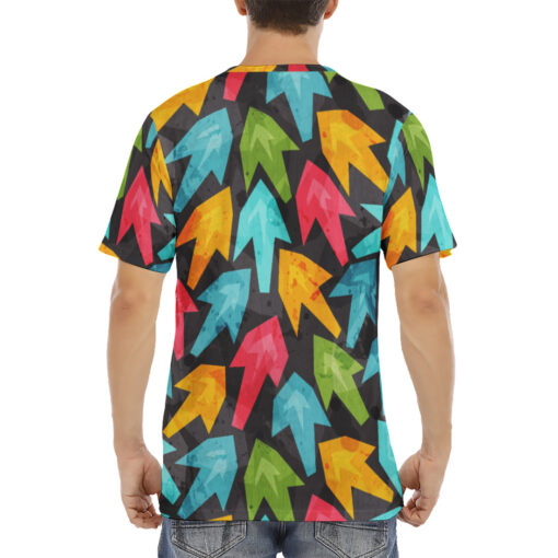 Grunge Colored Arrows Men's T-Shirt - Image 4