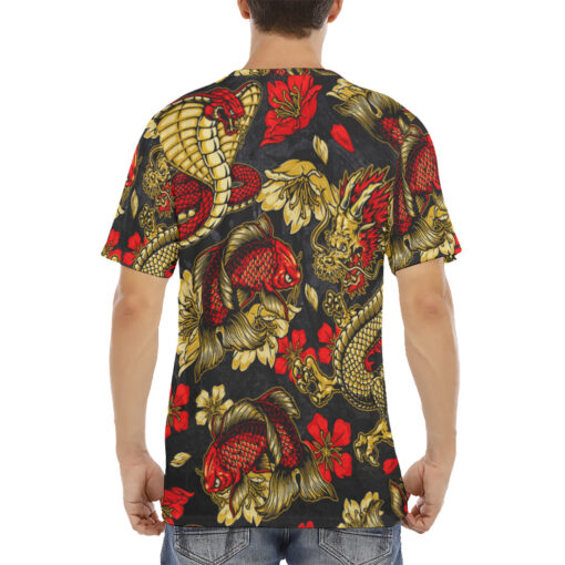 Vintage Japanese Fantasy Men's T-Shirt - Image 4