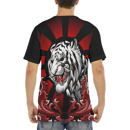 Tiger Demon Bloody Sun Men's T-Shirt - Image 4