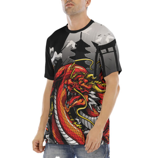 Bloody Dragon Art Men's T-Shirt - Image 2