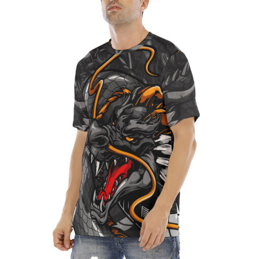 Fantasy Japanese Dragon Men's T-Shirt - Image 2