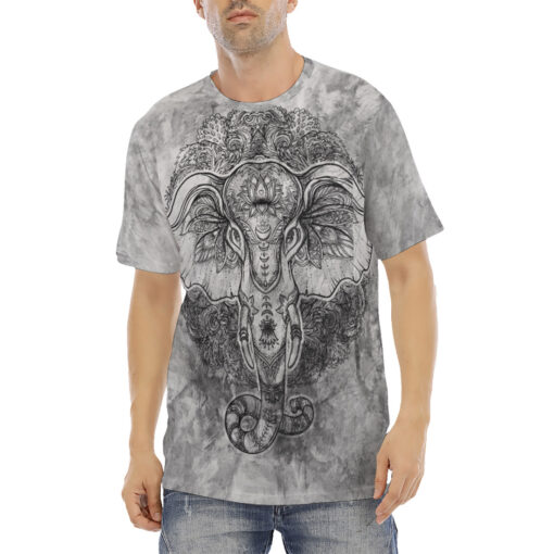 Ethnic Tribal Totem Elephant Men's T-Shirt