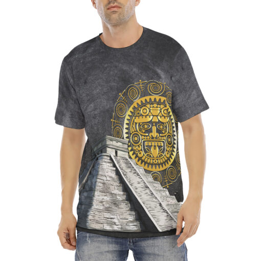 Aztec Wheel Calendar Men's T-Shirt