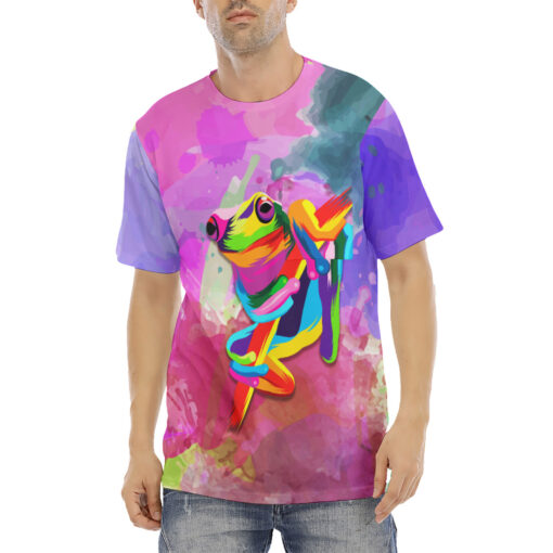 Tree Frog Multicolor Men's T-Shirt