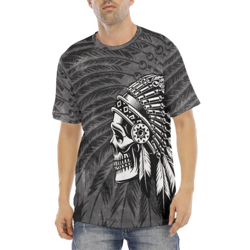 Indian Skull Tattoo Men's T-Shirt