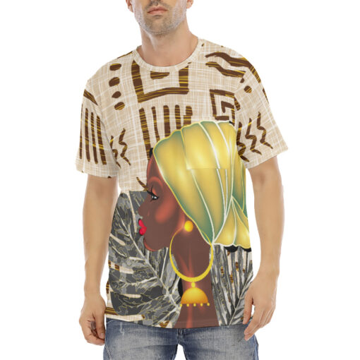 African Gold Turban Men's T-Shirt