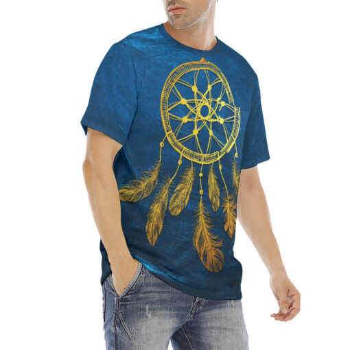 Golden Dream Catcher Men's T-Shirt - Image 3