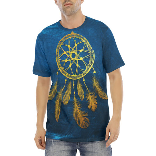 Golden Dream Catcher Men's T-Shirt