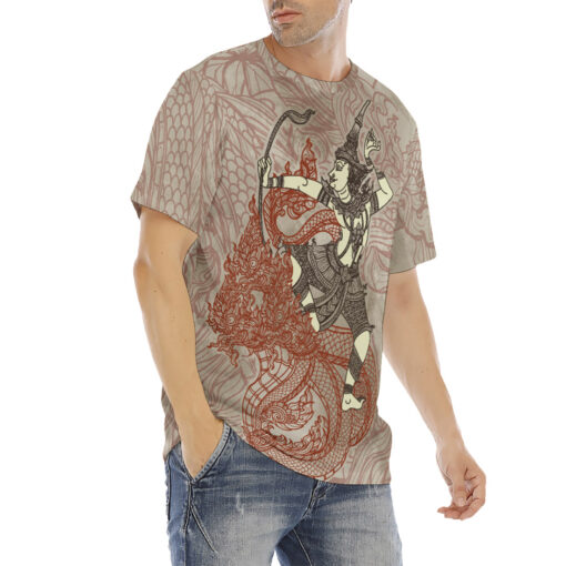 Thai Bird Dragon Men's T-Shirt - Image 3