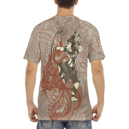 Thai Bird Dragon Men's T-Shirt - Image 4