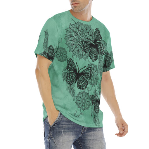 Tattoo Art Dreamcatcher Men's T-Shirt - Image 3