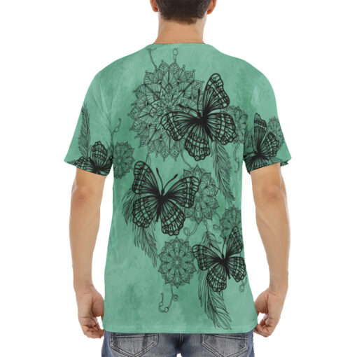 Tattoo Art Dreamcatcher Men's T-Shirt - Image 4