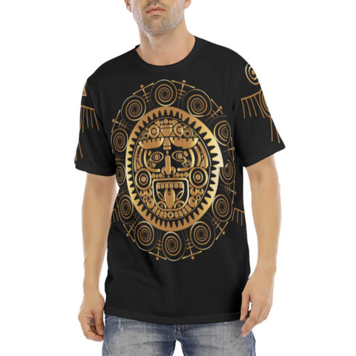 Maya Aztec Sun God Men's T-Shirt