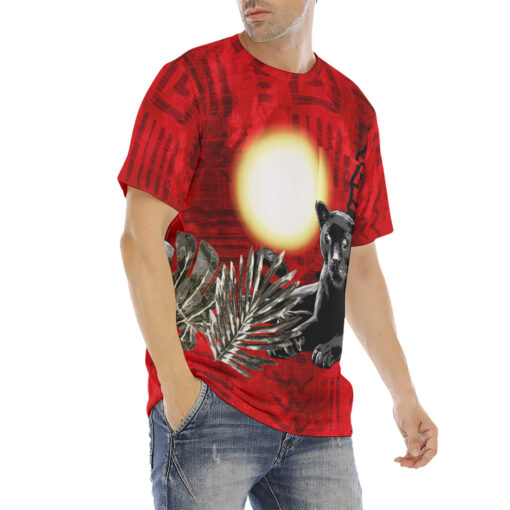 African Black Panther Men's T-Shirt - Image 3