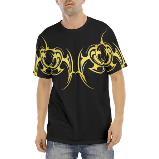 Gold Tribal Tattoo Men's T-Shirt