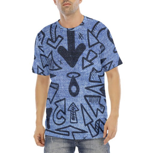 Arrows on Denim Men's T-Shirt