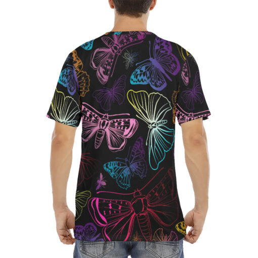 Colorful Butterflies Men's T-Shirt - Image 4