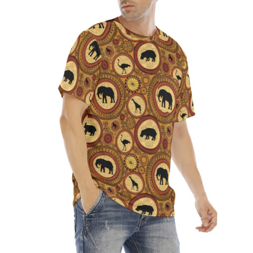 African Animals Men's T-Shirt - Image 3