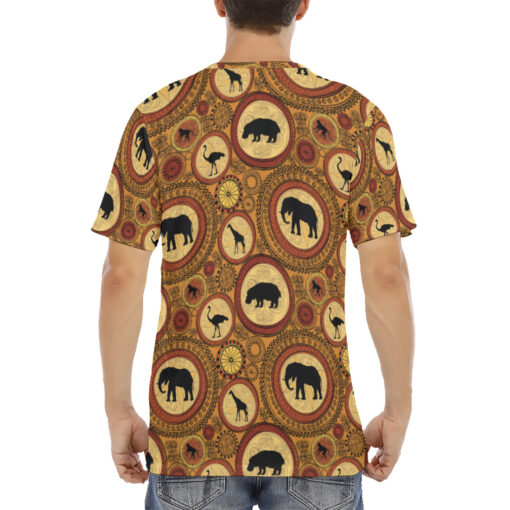 African Animals Men's T-Shirt - Image 4