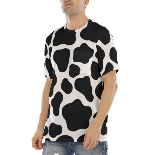 Cow Pattern Men's T-Shirt - Image 2