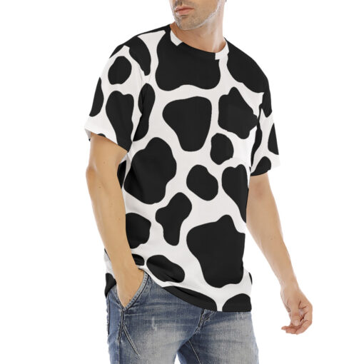 Cow Pattern Men's T-Shirt - Image 3