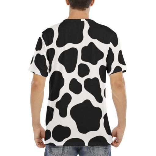 Cow Pattern Men's T-Shirt - Image 4