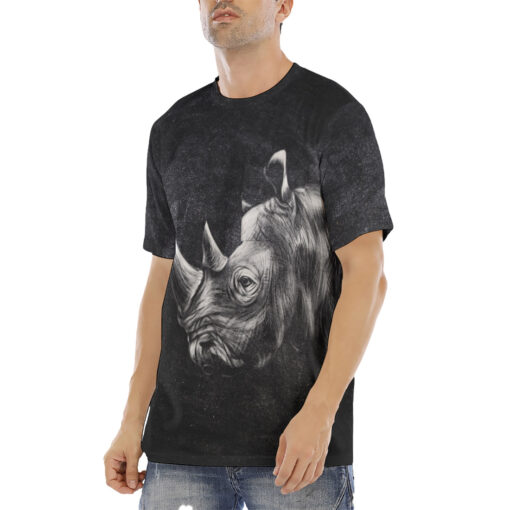 Rhinoceros Men's T-Shirt - Image 2