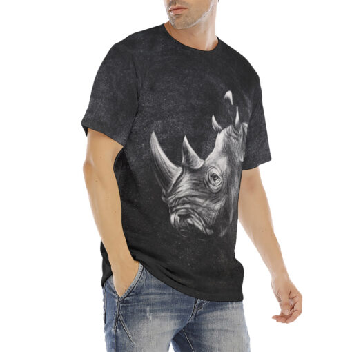 Rhinoceros Men's T-Shirt - Image 3