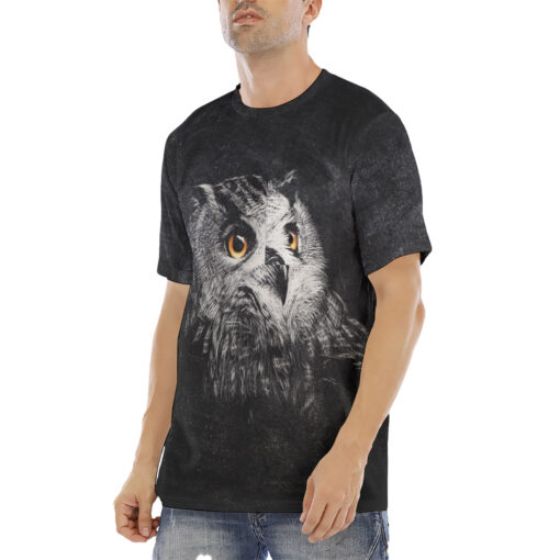 Long Eared Owl Men's T-Shirt - Image 2