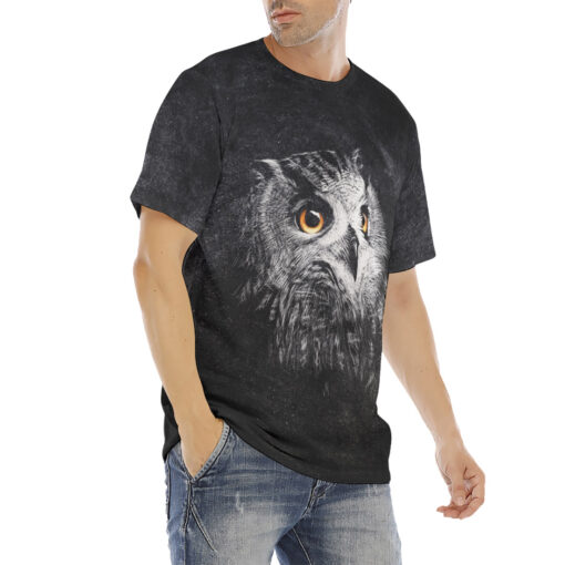 Long Eared Owl Men's T-Shirt - Image 3