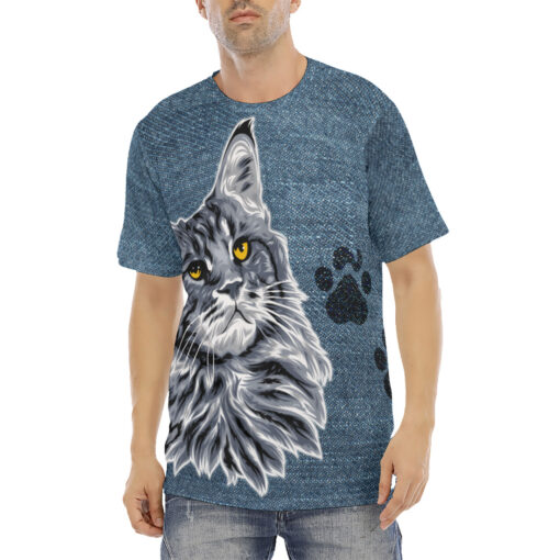 Maine Coon Cat Men's T-Shirt