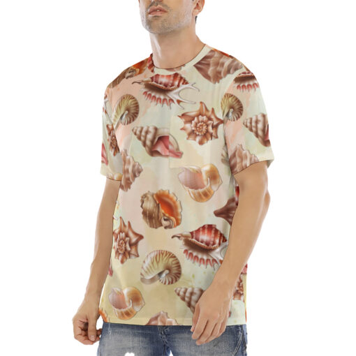 Seashells Men's T-Shirt - Image 2