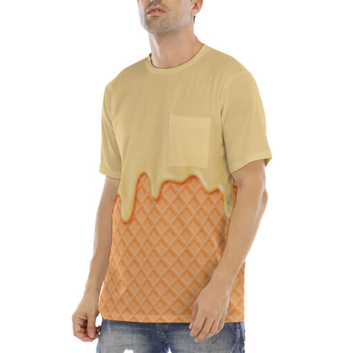 Waffle Melting Cream Men's T-Shirt - Image 2