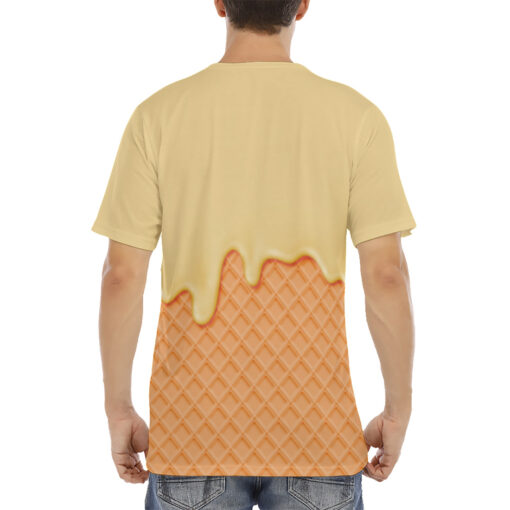 Waffle Melting Cream Men's T-Shirt - Image 4