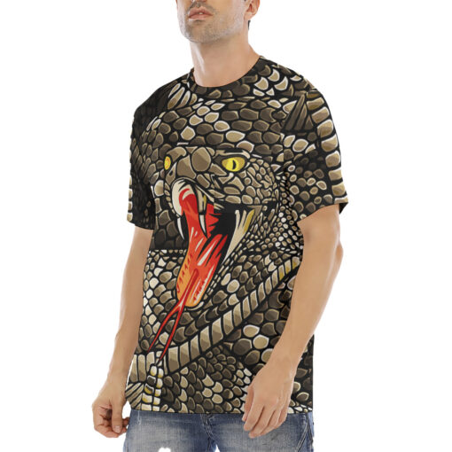 Rattlesnake Gaping Men's T-Shirt - Image 2