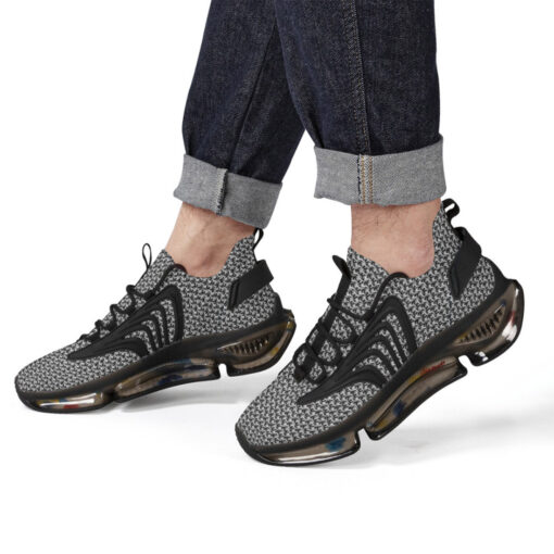 Chainmail Texture Air Sneakers - Image 8