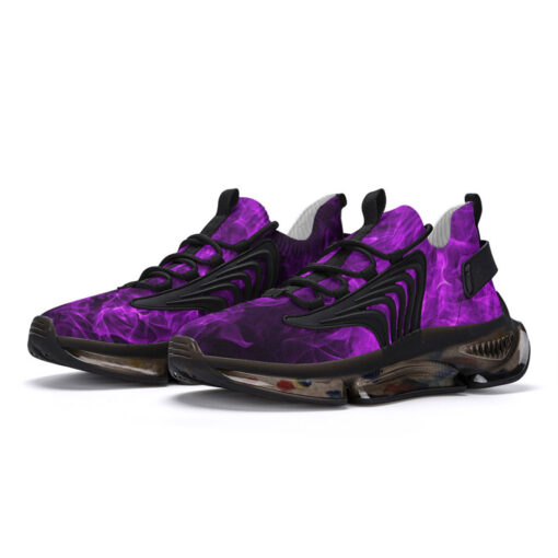 Violet Neon Fire Air Sneakers - Image 2