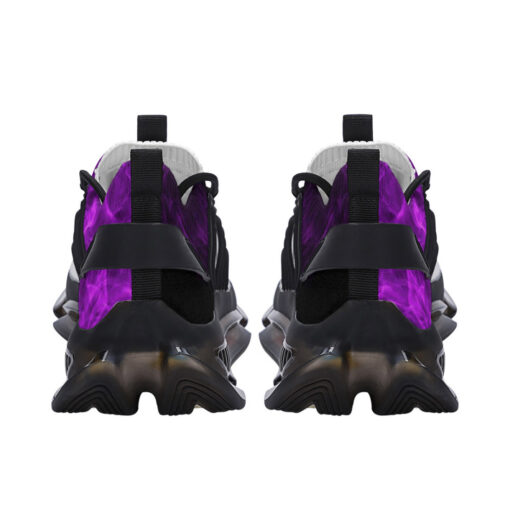 Violet Neon Fire Air Sneakers - Image 4