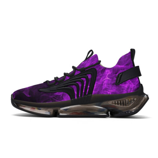 Violet Neon Fire Air Sneakers - Image 5