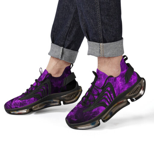 Violet Neon Fire Air Sneakers - Image 8