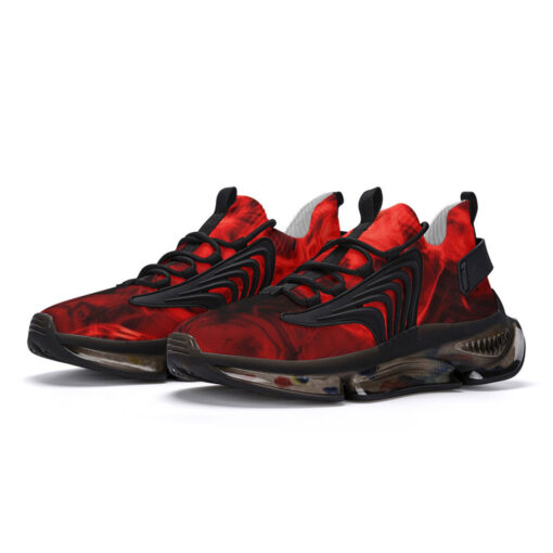 Red Neon Smoke Air Sneakers - Image 2