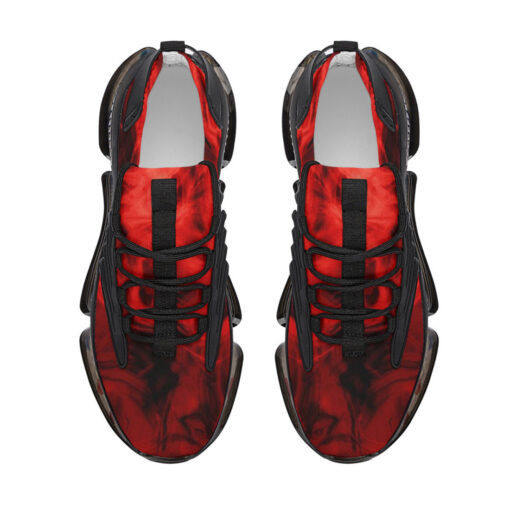 Red Neon Smoke Air Sneakers - Image 3