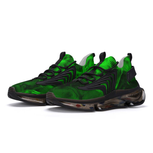 Green Neon Smoke Air Sneakers - Image 2