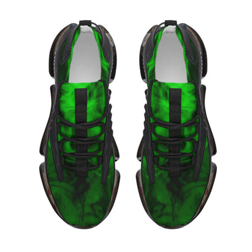 Green Neon Smoke Air Sneakers - Image 3