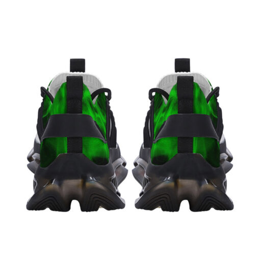 Green Neon Smoke Air Sneakers - Image 4