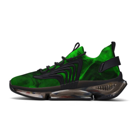 Green Neon Smoke Air Sneakers - Image 5