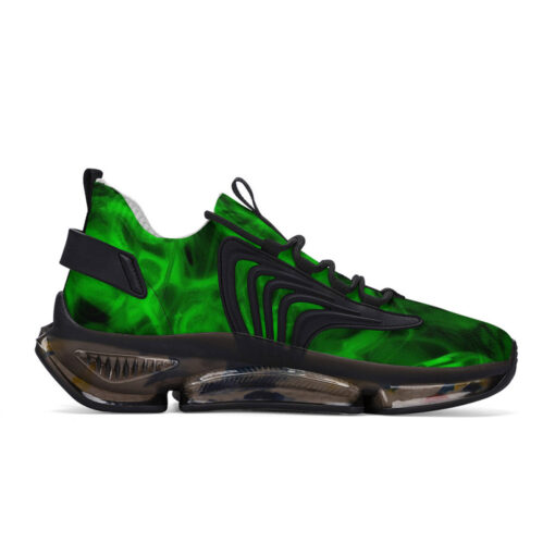 Green Neon Smoke Air Sneakers - Image 6