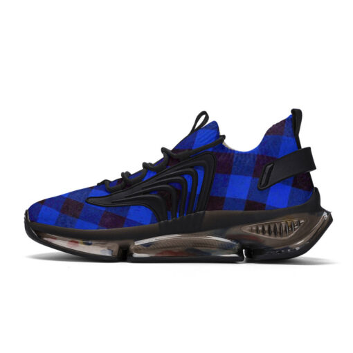 Blue Checkered Air Sneakers - Image 5