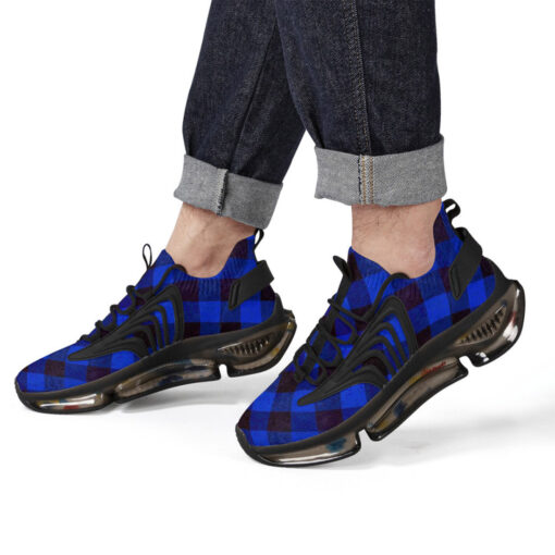 Blue Checkered Air Sneakers - Image 8